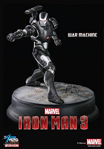 Dragon Models Iron Man 3 War Machine Action Hero Vignette Statue, 1:9 Scale