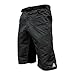 The Enduro - Men’s MTB Off Road Cycling Shorts with ClickFast Padded Undershorts with Coolmax Technology (Large, Black)