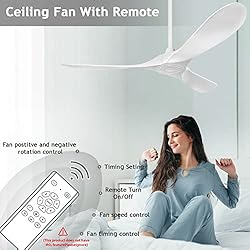 ghicc Ceiling Fan with Remote Outdoor Ceiling Fans