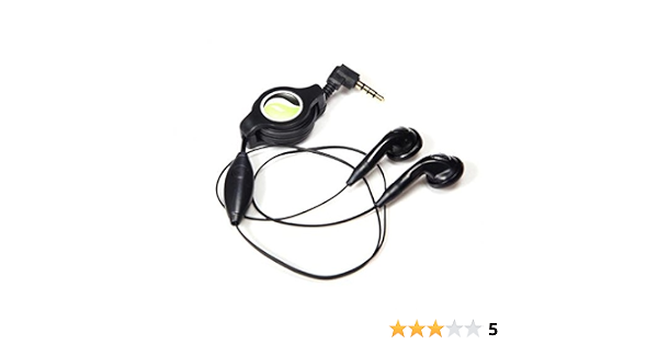 Retractable Headset Handsfree Mic 