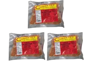 CREOLE FOODS Comeaux's Crawfish Boudin Party Links (Pack Of 3) - Authentic Louisiana Cajun Flavor, Perfect for Any Occasion, Perfect for Grilling and Frying, Geaux Eat More Boudin