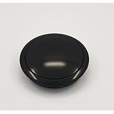 Flashpower Billet Horn Button for 9-Bolt Steering Wheels Small Plain Black | Billet Aluminum, Small Style(Shows Bolts), Compatible with GM Chevy Ford And Afatermarket Standard 9 Bolt Steering Wheel