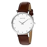 June & Ed Quartz Stainless Steel Women's Watch with Sapphire Crystal Dial Window W-2001