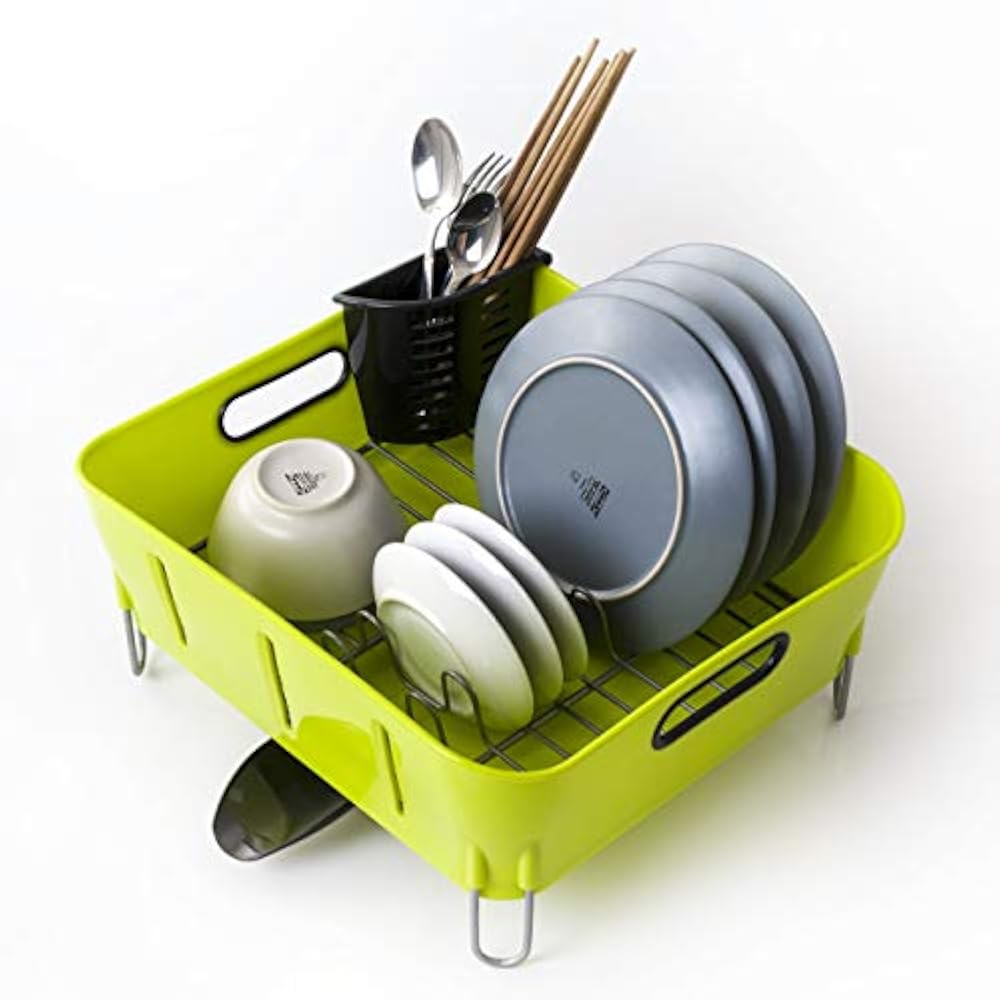 Dish Racks Drying Rack And Drainboard Set With Adjustable Swivel Spout