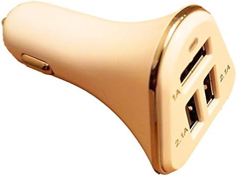 New Car Charger Adapter,Dual Smart USB Ports,4.8A/24W,Universal for Mobile Device, iPhone 7, 7 Plus,6 6s,6s Plus, SE 5s,Samsung Galaxy S7,S6,S6 Edge,S6 Active, Note 5 4 3,Nexus 7 6 5,Nokia,HTC,Motorol