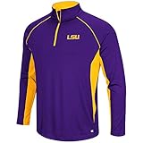 LSU Tigers Airstream Quarter Zip Pullover Synthetic Windshirt