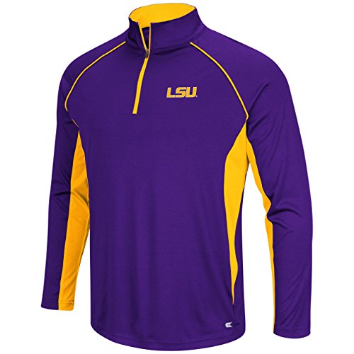 LSU Tigers Airstream Quarter Zip Pullover Synthetic Windshirt