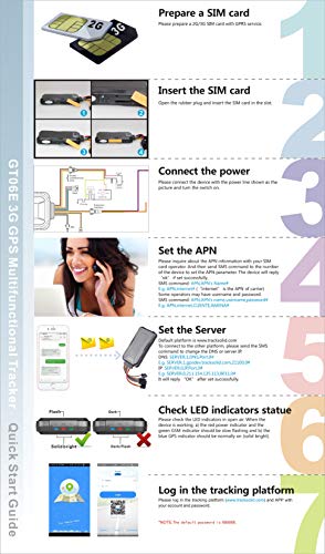 JIMI [Lifetime Service GPS Tracker, GT06E 3G GPS Vehicle Tracker Real Time Car GPS Tracking Precise GPS Locator Positioning&Monitoring for Fleet Management/Taxi/Motorcycle/Logistics+ 27 Smart Alarms - Thumbnail 6