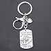 WUSUANED Never Drive Faster Than Your Guardian Angel Can Fly Keychain Bracelet New Driver Gift Sweet 16 Gift (guardian angel keychain)