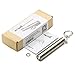 Thorfire Keychain Flashlight Light Stainless Steel Pocket Mini Size Torch Powered by AAA Battery Outdoor TS3A