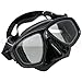 Black Dive Mask NEARSIGHTED Prescription RX Optical Lenses (Different each eye)