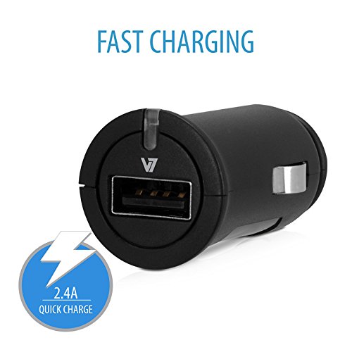 V7 DC10024A-2N 2.4A USB Car Charger