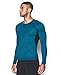 Under Armour Men's UA HeatGear® Armour Printed Long Sleeve Compression Shirt Large Peacock
