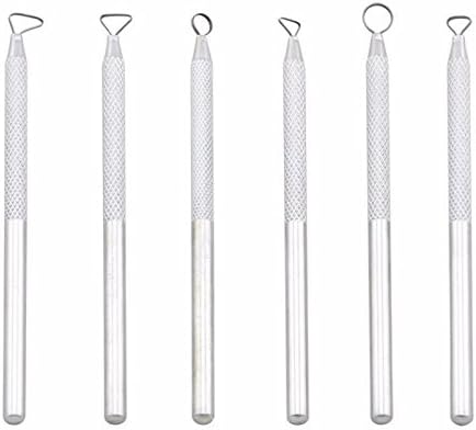 6PCS Aluminum Pottery Clay Sculpture Ceramic Handled Hand Crafts Tools Clay Knife