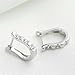 Newtrip Charming Women's Sterling Silver Ear Hoop Earrings Ear Stud