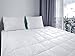 Quilted Fleece Mattress Pad (Twin) - Mattress Cover Stretches up to 16 Inches Deep - Fleece Mattress Topper and Mattress Protector by Utopia Bedding
