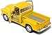 KiNSMART 1955 Chevrolet Stepside Pickup Truck 5 Inch 1:32 Scale Die Cast Metal Little Truck (-4Set)