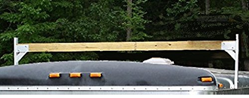 Aluminum Roof Rack PK28BR2 by Pack'em Racks - 2 piece bracket set (1 crossbar) - 2x4 Bracket Kit for Enclosed Trailers