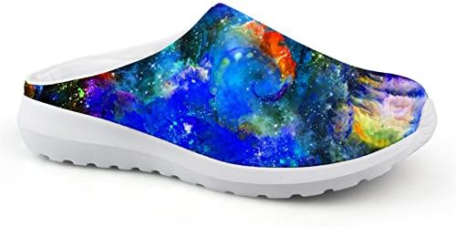 STARTERY Stylish Galaxy Womens Clogs Breathable Mesh Beach Sandals