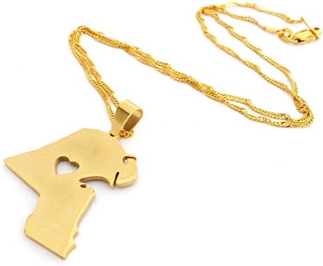 Kuwait Map Necklace