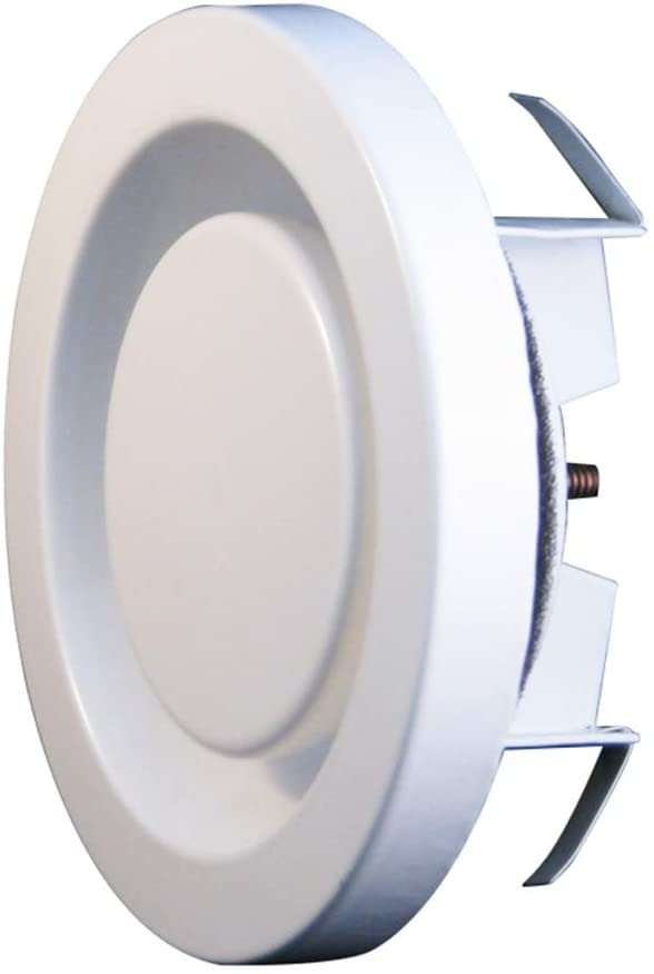 Disc Valve AEE Exhaust Air 100 mm White Powder Coated