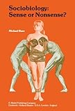 Sociobiology : Sense or Nonsense?, Richards, Robert J., 9027709408