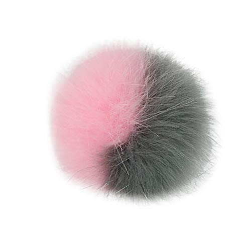 2019 Hair Accessories Deals! DIY Knitting Hats Accessires-Faux Fake Fur Pom Pom Ball with Press Button