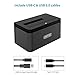 [Upgraded Version] UNITEK USB 3.1 USB-C(Type C) to SATA Gen 2 (10Gbps) Single Bay External Hard Drive Docking Station for 2.5