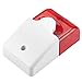 Wired Strobe Siren Durable 12V Sound Alarm Strobe Flashing Red Light Sound Siren Home Security Alarm System 115dB