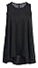Women and Juniors Loose Fit Relaxed Flowy High Low Knit Tank Tops