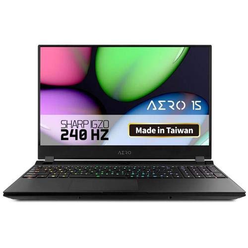 Gigabyte AERO 15 XA-7US2130SH 15″ Thin Bezel Sharp 240Hz FHD, Intel i7-9750H, NVIDIA GeForce RTX 2070 Studio, Samsung 16GB RAM, 512GB Intel 760P SSD, W10 Home, RGB KB, 94W Ultra Slim Laptop