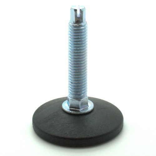 10 Piedini Regolabili M8 X 70mm Con Base 48mm – Gambe Fissaggio Per Macchinari – Vital Parts