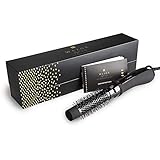 Salon Professional Ionic Hot Air Brush & Volumizer Ceramic Lightweight One Step 1000 Watt Styling Hair Dryer Brush, 1.25 Inch