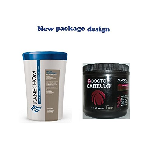 Hair Treatment Combo | Kanechom - Leite De Cabra 1000g (Goat Milk Treat.) + Doctor Cabello 16oz - Control CaÃ­da
