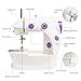 Portable Sewing Machine, Amado Professional Handheld Sewing Machine with Adjustable 2-Speed Double Thread