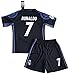 NEW 2016/2017 Ronaldo #7 Real Madrid Champions League Jersey & Shorts for Kids/Youth