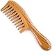 Breezelike Hair Comb for Curly Hair - Breezelike Wide Tooth Wooden Detangling Comb - 8