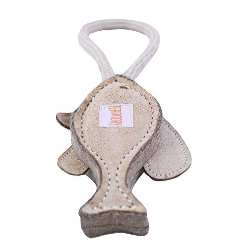 Territory Natural Leather & Wool Toy, Goldfish