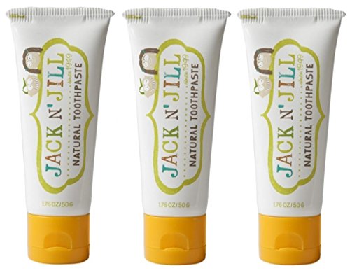 Jack N' Jill Natural Toothpaste Organic 50g, Set of 3 - Banana