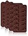 90shine Christmas Ice Chocolate Candy Silicone Molds - Baking Ice Trays Xmas Holiday Party Supplies