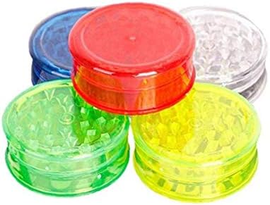 ハーブグラインダー ミル タバコグラインダー 3層 ポータブル 千切り みじん切り プラスチックグラインダー ドライハーブ パイプ たばこ葉粉砕