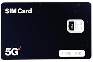 Verizon Wireless 5G LTE SIM Card with NFC - Nano Sized (4FF) (5G Nano Sized SIM, 1-Pack)