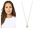 SOURBAN Elephant Shape Necklace Simple Gold Clavicle Chain with Card for Women