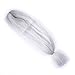 Aigemei Jumbo Braiding Hair African Collection Braids Crochet Bulk Braiding Hair Jumbo Braids Crochet Hair Extension(Sliver,48inch ,57g)
