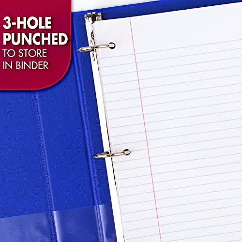 Mead Loose Leaf Paper, 3 Pack, 3 Hole Punch, Reinforced Filler Paper