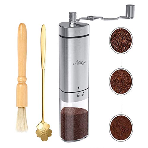 Manual Coffee Grinder Hand Coffee Bean Blade Grinders with Ceramic