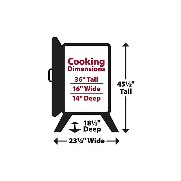 Smoke-Hollow-3615GW-36-Inch-Propane-Gas-Smoker-with-Window