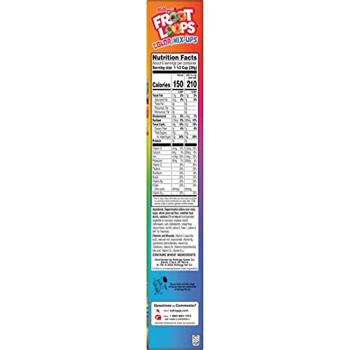 Froot Loops Color MixUps Cold Breakfast Cereal, Fruit Flavored, Kids