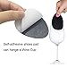 12 Pairs Anti-slip Shoe Grips,AUSAYE Self-adhesive Anti-slip High-heeled Shoes Sole Protector Pads Sticker Rubber Black