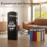 Coquimbo USB Rechargeable Flameless Lighter Windproof Arc Plasma Gift for Dad view 8